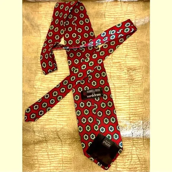 Ferrell Reed for Nordstrom Textured Silk Tie - Picture 3 of 4